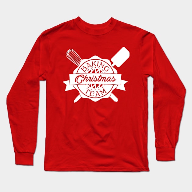 Christmas Baking Team Long Sleeve T-Shirt by kathleenjanedesigns